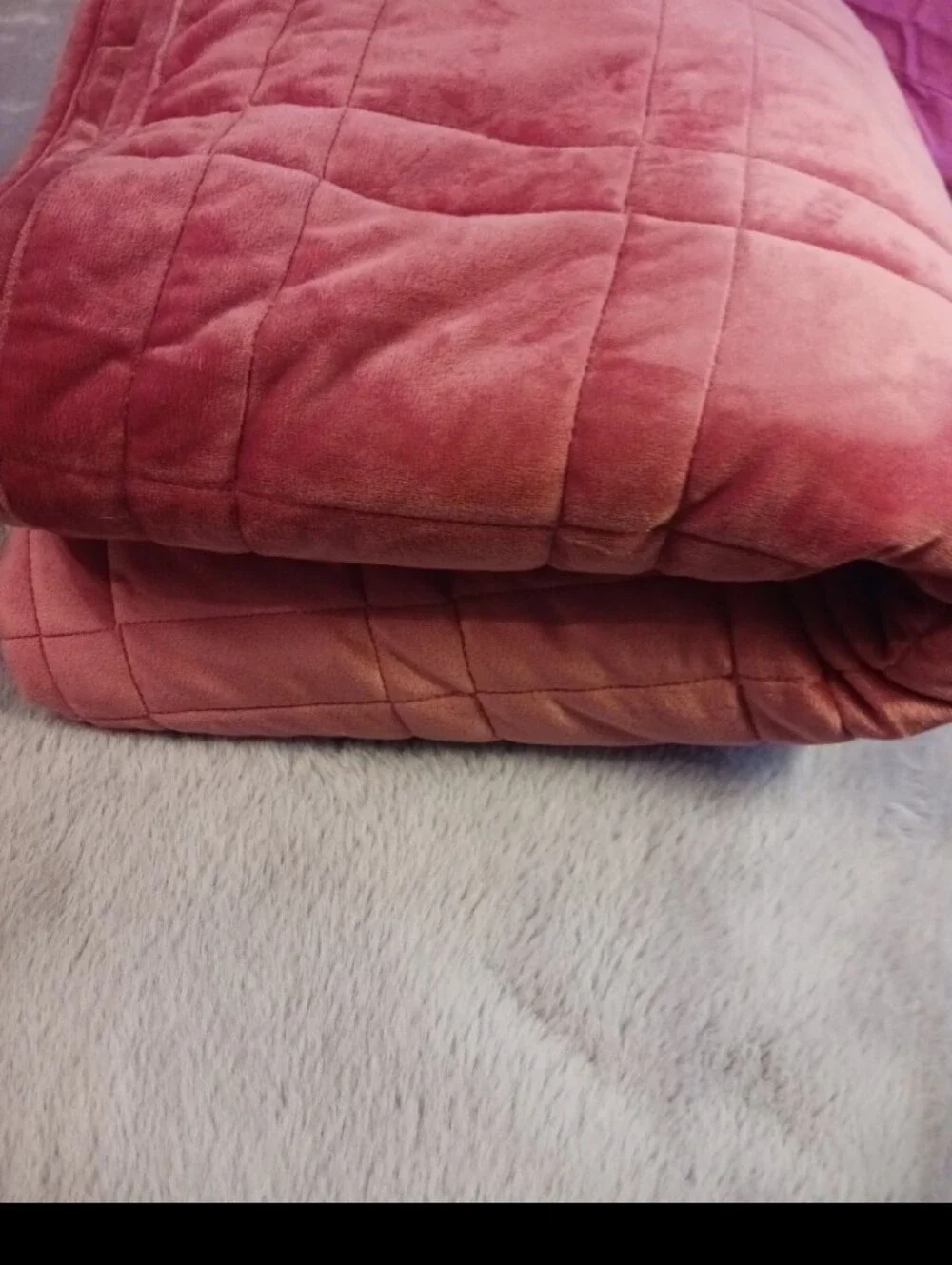 Plush Velvet Quilted Throw 60x80 Quilted
